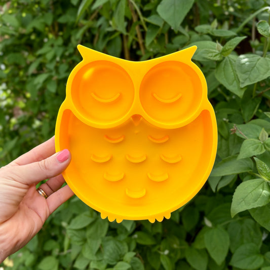 Owl Enrichment Feeder - Yellow