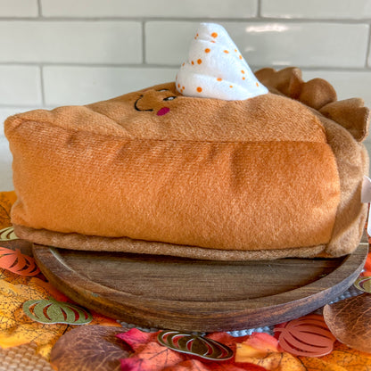 Pumpkin Pie Slice Dog Toy